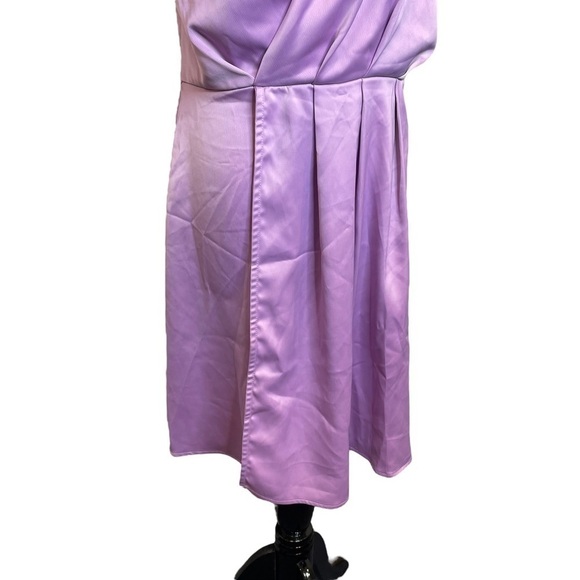 Gibson Gibsonlook Light Purple Spaghetti Strap Mini Cocktail Dress Small New - Picture 5 of 9